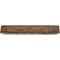Ekena Millwork 3-Sided (U-beam) Pecky Cypress Endurathane Faux Wood Ceiling Beam, Premium Aged, 12"W x 6"H  x 20'L BMPC3C0120X060X240ZD - alternate 5